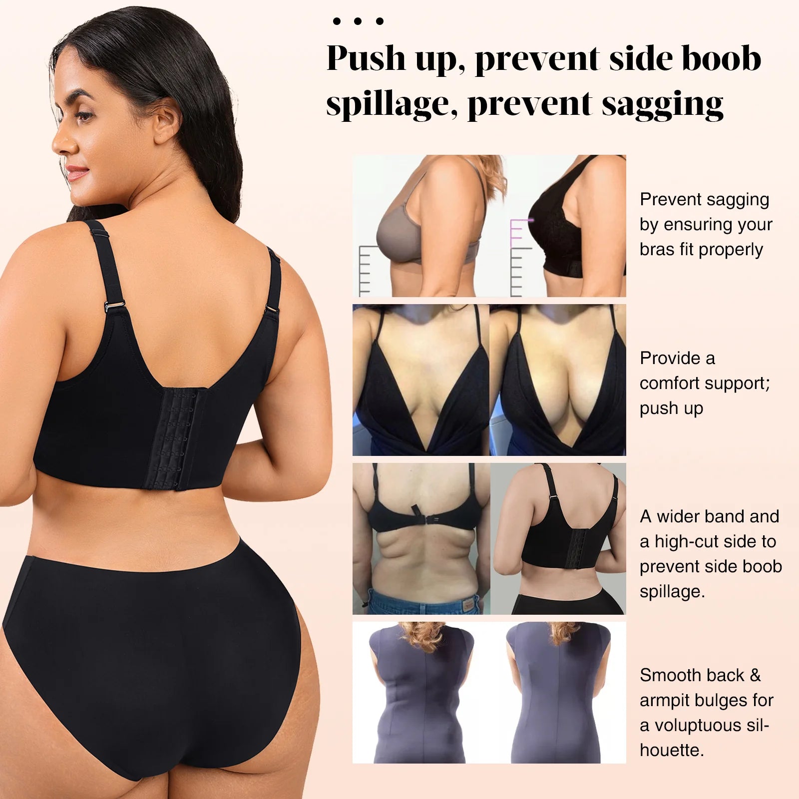 Deep Cup Bra Hides Back Fat Diva New Look Bra With Shapewear Incorporated 