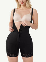Load image into Gallery viewer, Reta Latex Triple Control Bodysuit Shapewear the best shapewear  for mid section and thighs front photo