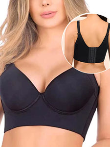Reta Deep Cup Bra Hides Back Fat Diva New Look with Shapewear