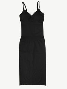 Reta Seamless Spaghetti Strap V-neck Maxi Shaper Dress Shapewear