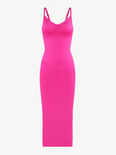 Load image into Gallery viewer, Reta Seamless Spaghetti Strap V-neck Maxi Shaper Dress Shapewear