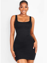 Load image into Gallery viewer, Reta Square-neck Shaper Mini Bodycon Dress Shapewear