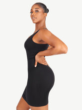 Load image into Gallery viewer, Reta Square-neck Shaper Mini Bodycon Dress Shapewear