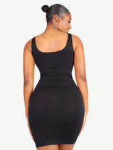 Load image into Gallery viewer, Reta Square-neck Shaper Mini Bodycon Dress Shapewear
