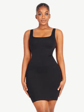 Load image into Gallery viewer, Reta Square-neck Shaper Mini Bodycon Dress Shapewear