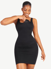 Load image into Gallery viewer, Reta Square-neck Shaper Mini Bodycon Dress Shapewear