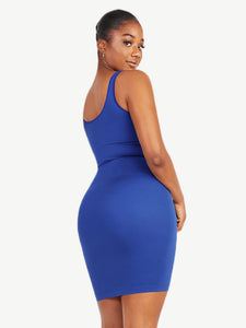 Reta Square-neck Shaper Mini Bodycon Dress Shapewear