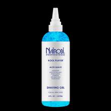 Load image into Gallery viewer, Nairobi Kool Player Aloe-Shave Shaving Gel 8 oz Licensed Professionals Only