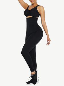 Reta Waist Trainer 2-In-1 Leggings With Zipping Shapewear