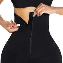 Load image into Gallery viewer, Reta Waist Trainer 2-In-1 Leggings With Zipping Shapewear