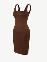 Load image into Gallery viewer, Reta Square-neck Shaper Mini Bodycon Dress Shapewear