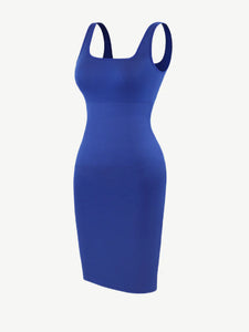 Reta Square-neck Shaper Mini Bodycon Dress Shapewear