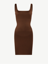 Load image into Gallery viewer, Reta Square-neck Shaper Mini Bodycon Dress Shapewear