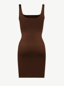 Reta Square-neck Shaper Mini Bodycon Dress Shapewear
