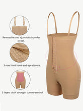 Load image into Gallery viewer, Reta Full Body Shaper Fajas Big Size Lace Trim Shapewear