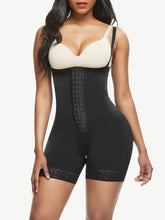 Load image into Gallery viewer, Reta Full Body Shaper Fajas Big Size Lace Trim Shapewear