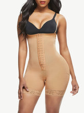 Load image into Gallery viewer, Reta Full Body Shaper Fajas Big Size Lace Trim Shapewear