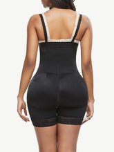 Load image into Gallery viewer, Reta Full Body Shaper Fajas Big Size Lace Trim Shapewear