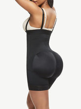 Load image into Gallery viewer, Reta Full Body Shaper Fajas Big Size Lace Trim Shapewear